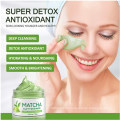 OEM Antioxidans Detox Deep Cleansing &amp; Moisturizing Matcha Green Tea Clay Gesichtsmaske